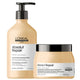 Kit Loreal Absolut Repair Gold Quinoa Shampoo 750 ml + Máscara 500 g