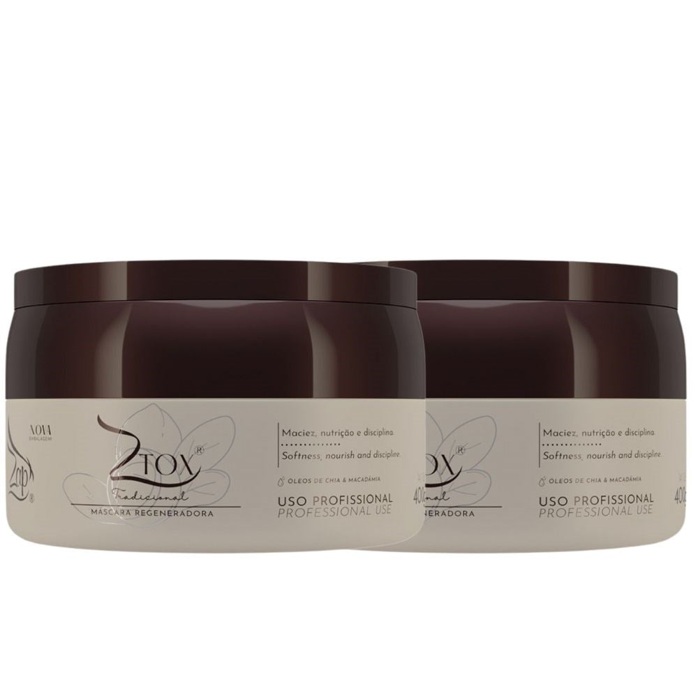 Kit Zap Ztox Máscara Regeneradora 2 x 400 g