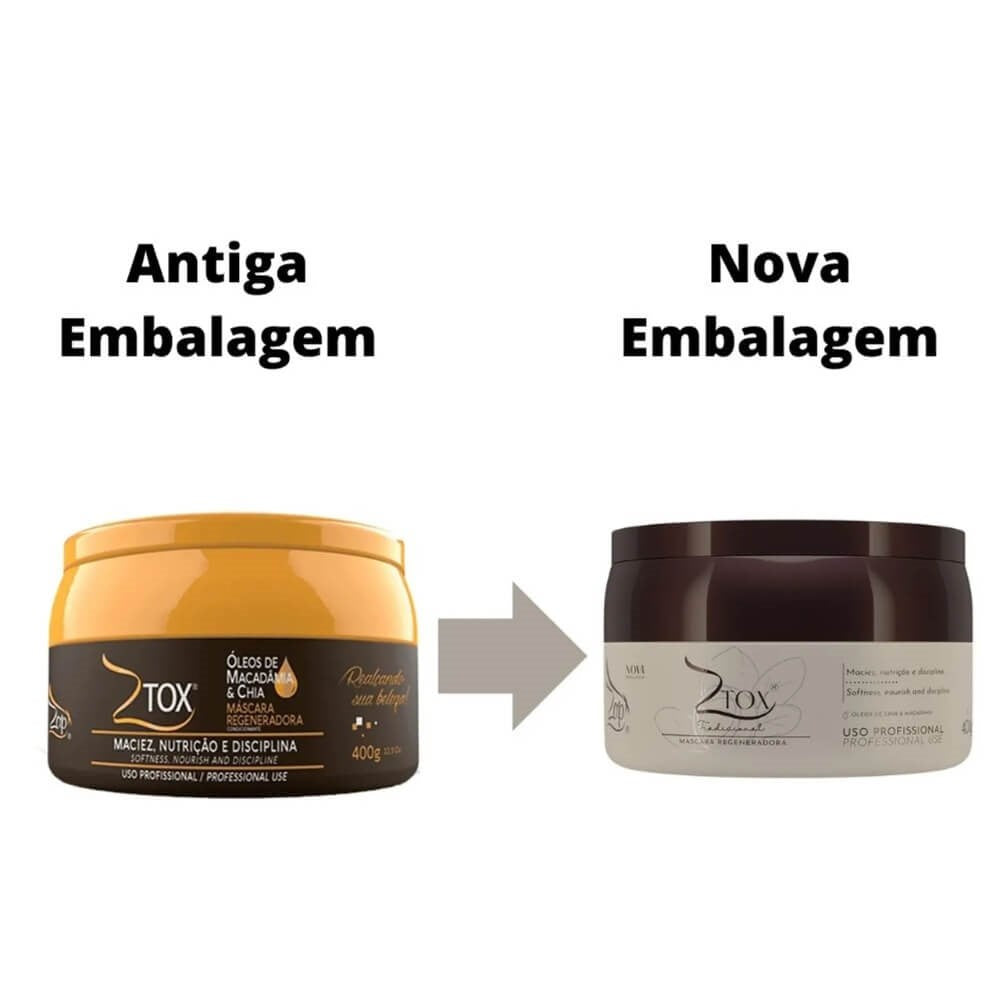 Botox Capilar Capilar Zap Ztox Máscara Regeneradora 400 g