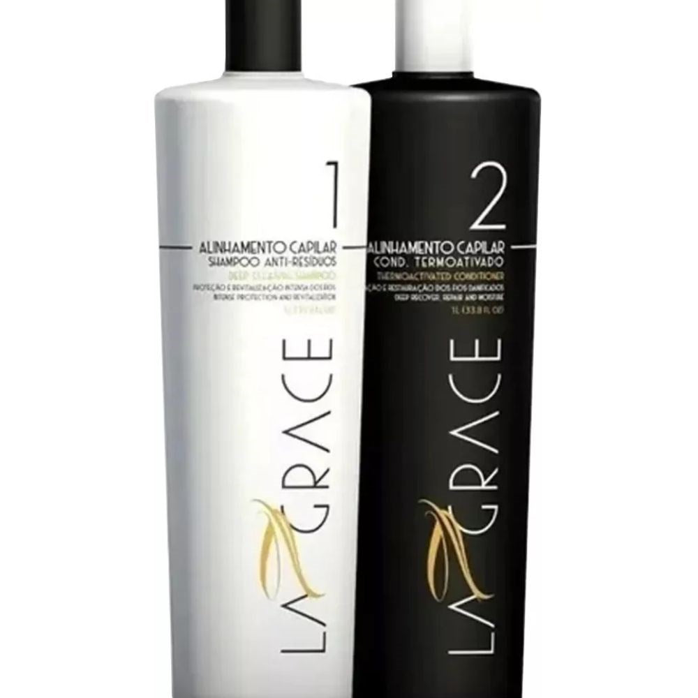 Progressiva Portier La Grace 2 x 1 Alinhamento Capilar 1 Litro