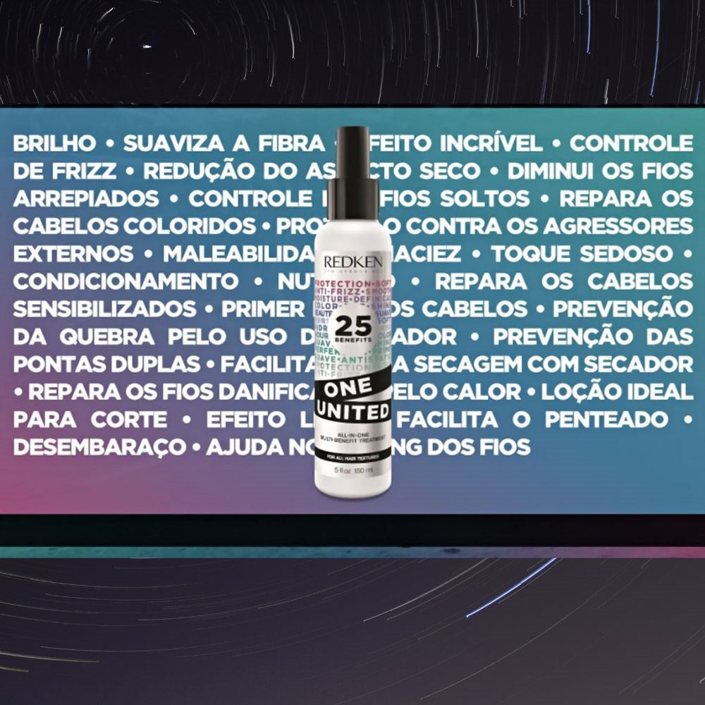 Kit Redken Acidic Bonding Concentrate Duo Pequeno + Redken One United 25 Benefits Leave-in 400 ml