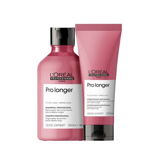 Kit Loreal Pro Longer Shampoo 300 ml + Condicionador 200 ml