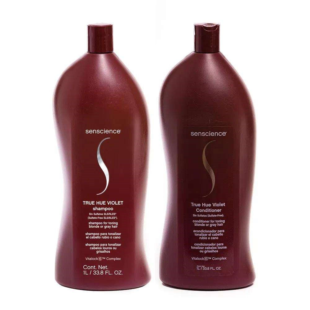 Kit Senscience True Hue Violet Shampoo + Condicionador 1 Litro