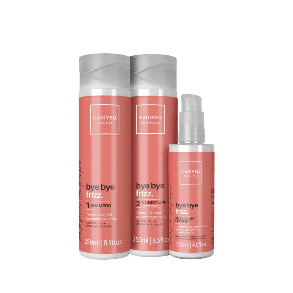 Kit Cadiveu Essentials Bye Bye Frizz Duo + Leave In 120 ml