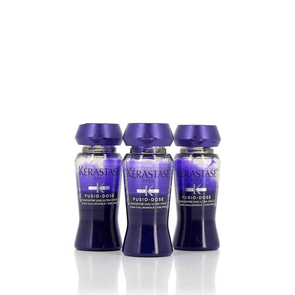 Kit Kérastase Fusio-Dose Concentré Ultra-Violet Ampolas 3 x 12 ml