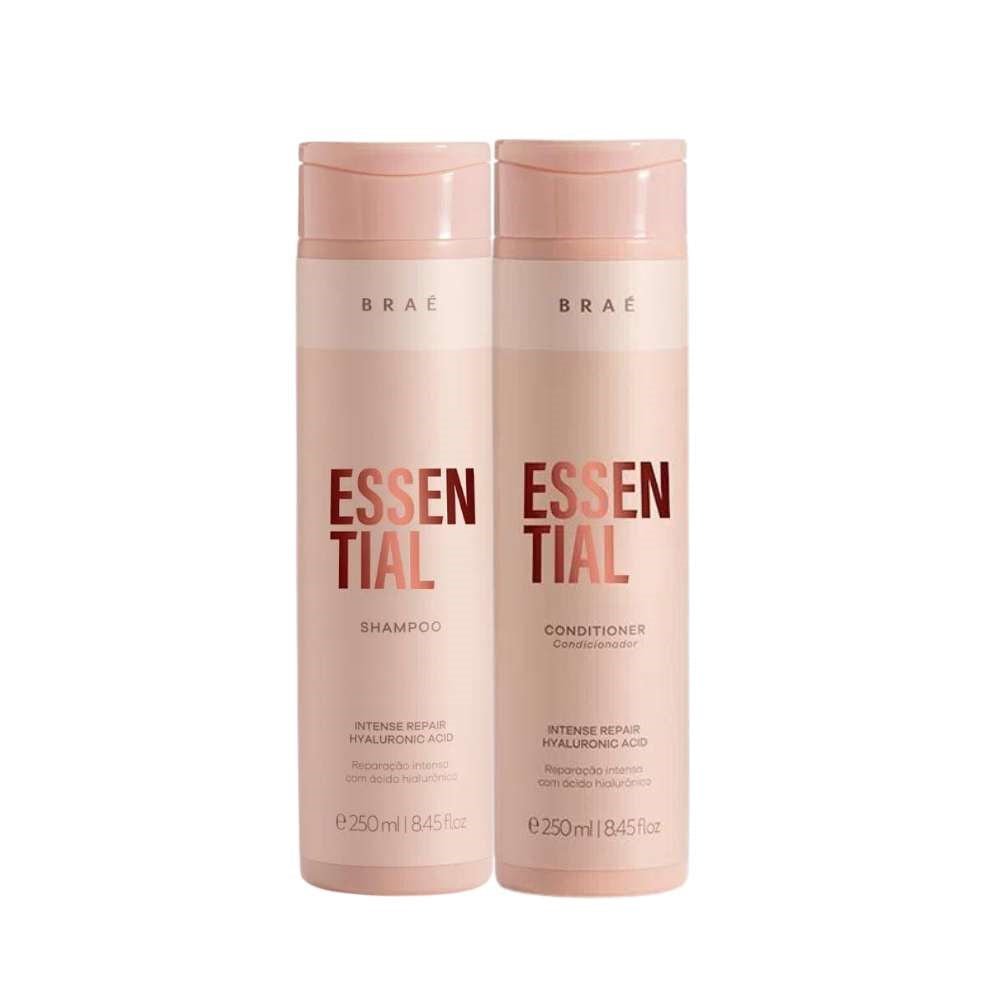 Kit Braé Essential Shampoo 250 ml + Condicionador 250 ml