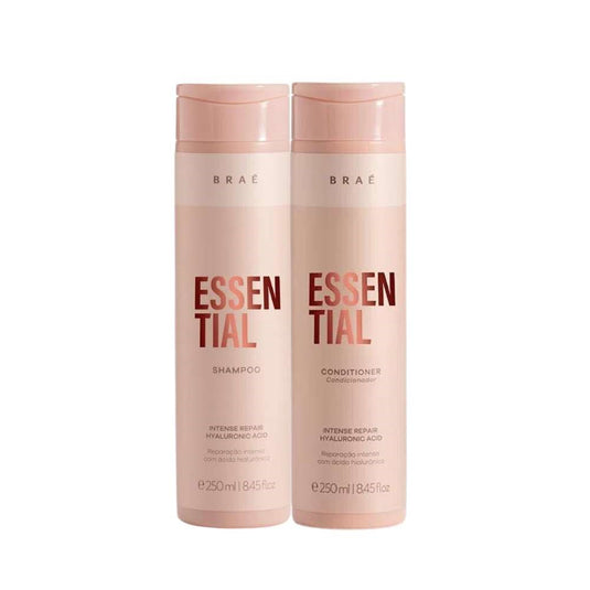 Kit Braé Essential Shampoo 250 ml + Condicionador 250 ml