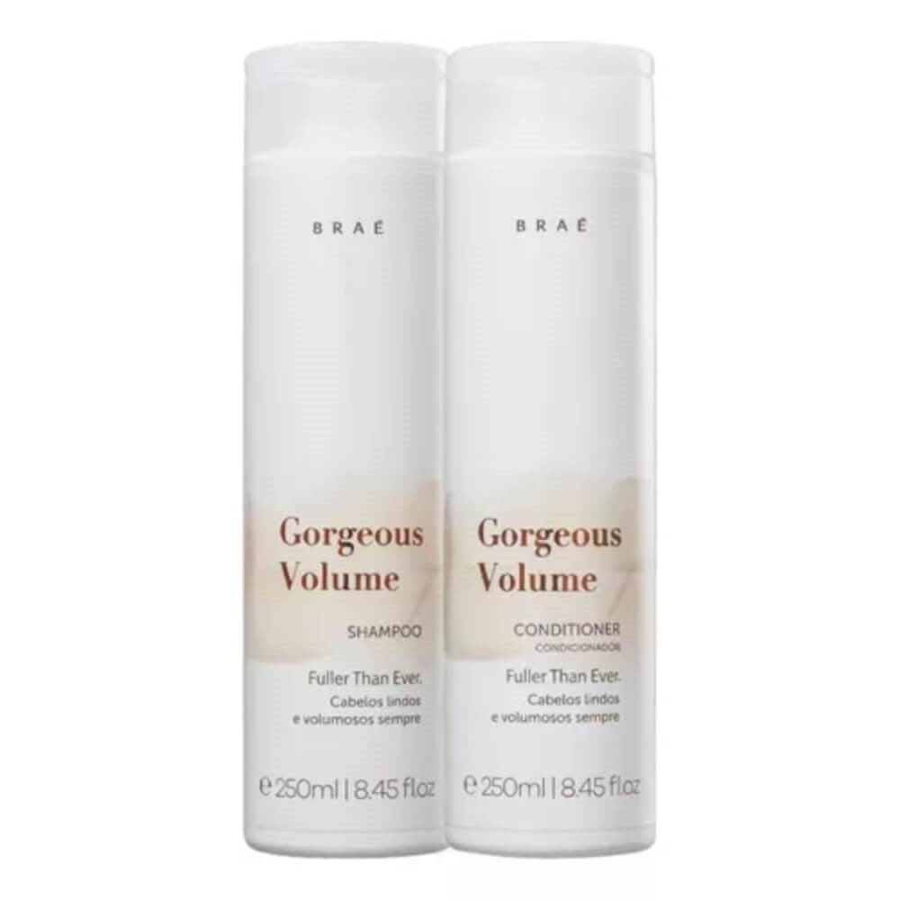 Kit Braé Gorgeous Volume Shampoo + Condicionador 250 ml
