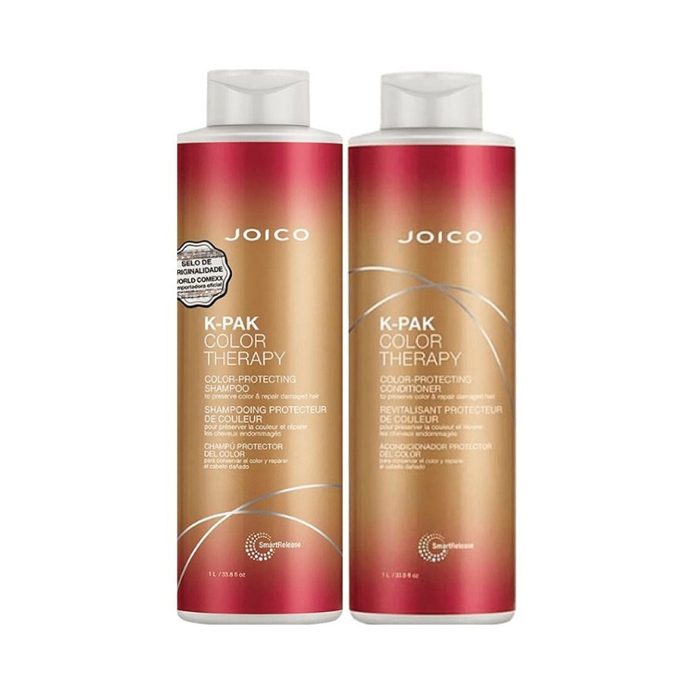 Kit Joico K-PAK Color Therapy Shampoo 1 Litro + Condicionador 1 Litro
