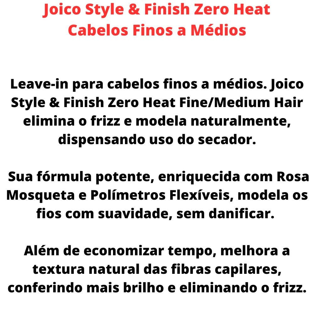 Leave-in Joico Zero Heat Fine/Medium Hair 150 ml