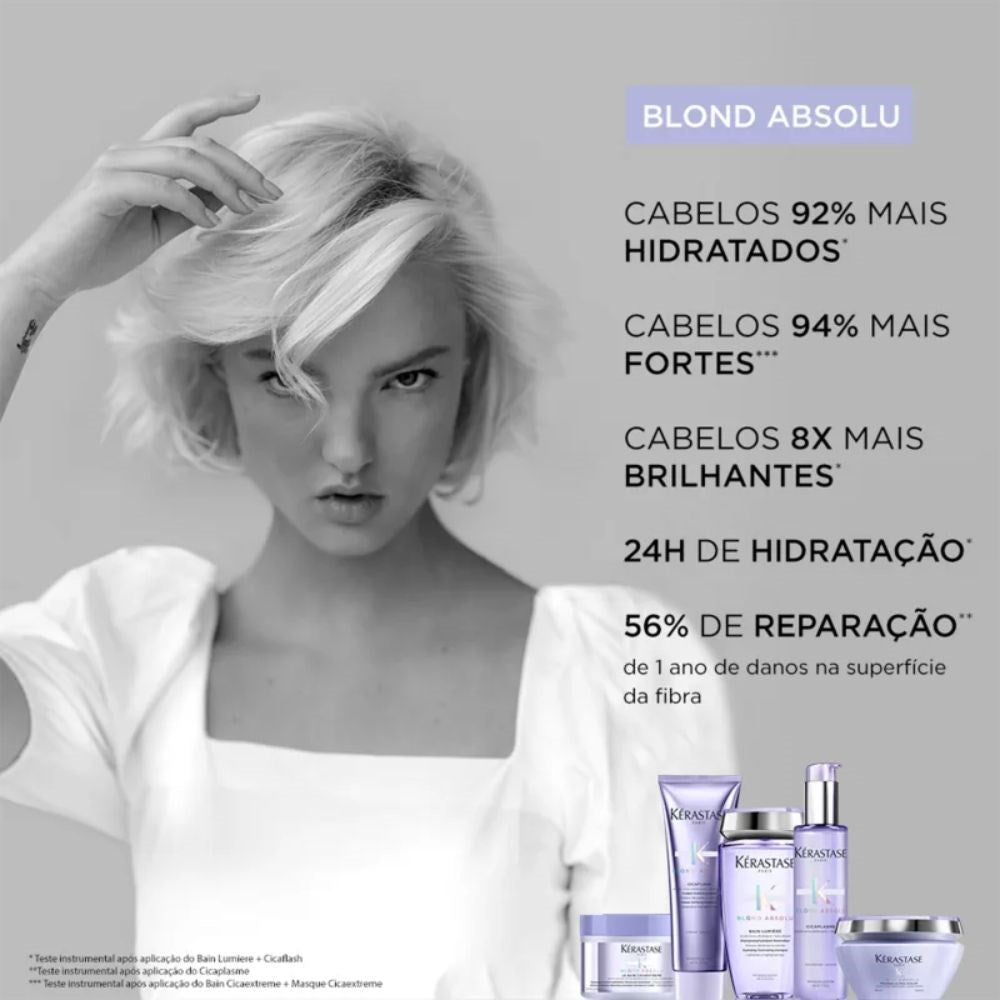 Kit Kérastase Blond Absolu Ultra Violet Shampoo 250 ml + Condicionador 250 ml + Leave-in 150 ml