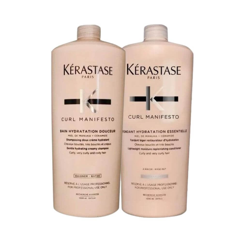 Kit Kérastase Curl Manifesto Shampoo 1 Litro + Condicionador 1 Litro