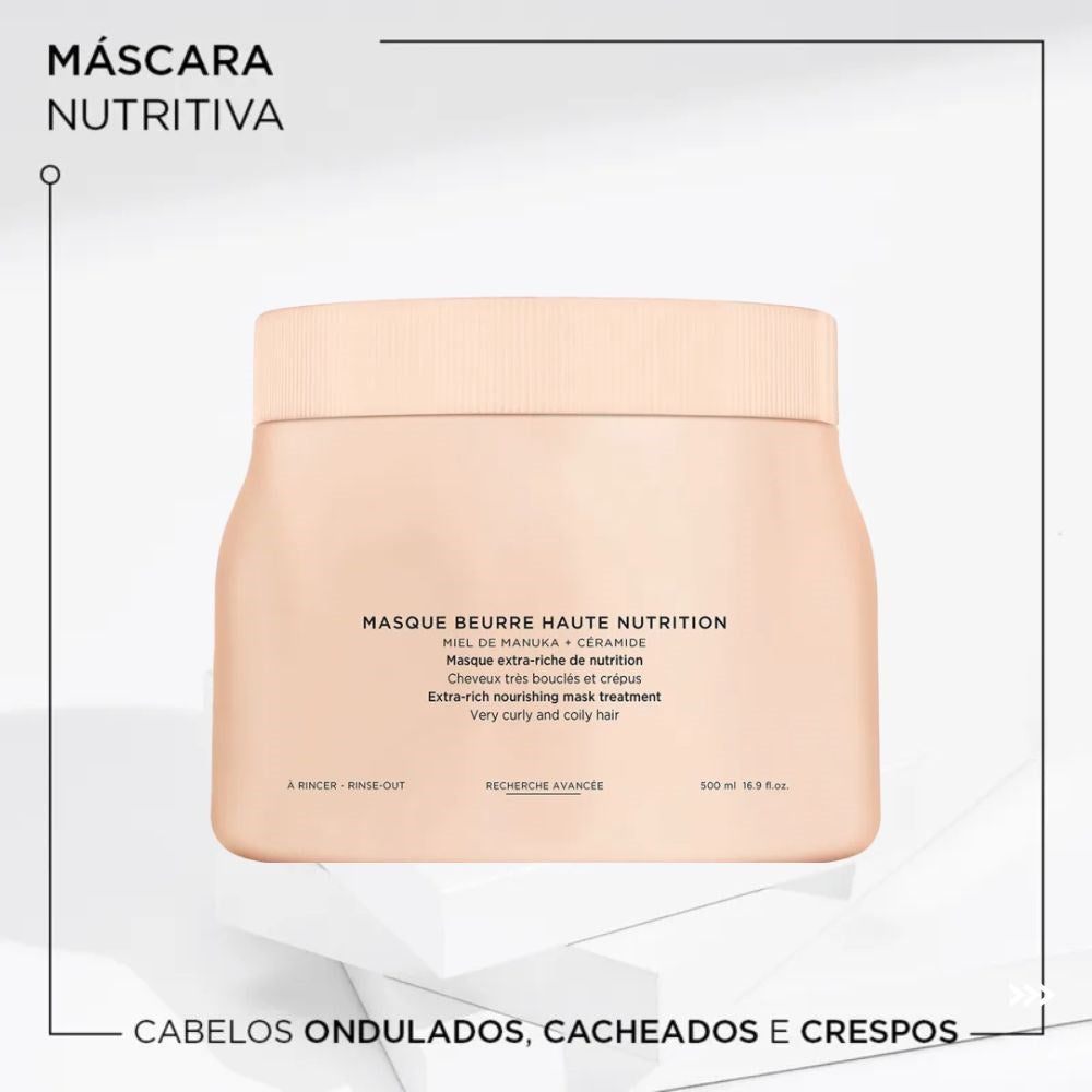 Kit Kérastase Curl Manifesto Shampoo 1 Litro + Condicionador 1 Litro + Máscara 500 ml