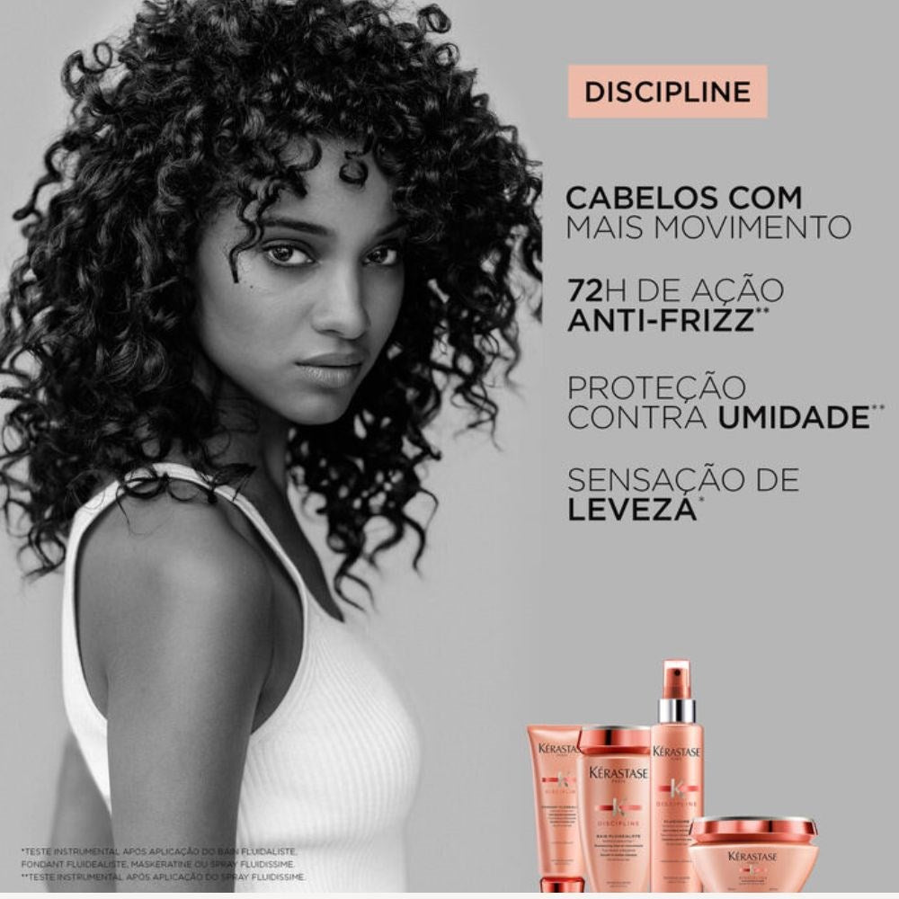 Kit Kérastase Discipline Fluidealiste (Shampoo + Condicionador + Máscara + Leave-in)