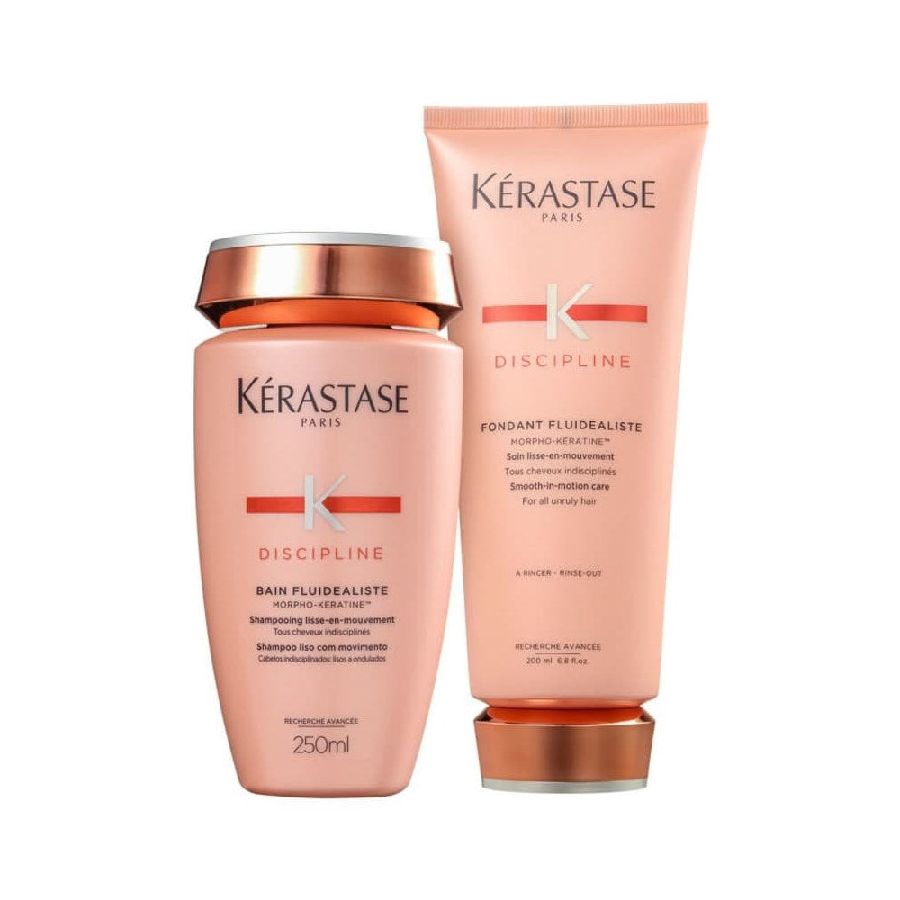 Kit Kérastase Discipline Fluidealiste Shampoo 250 ml + Condicionador 200 ml