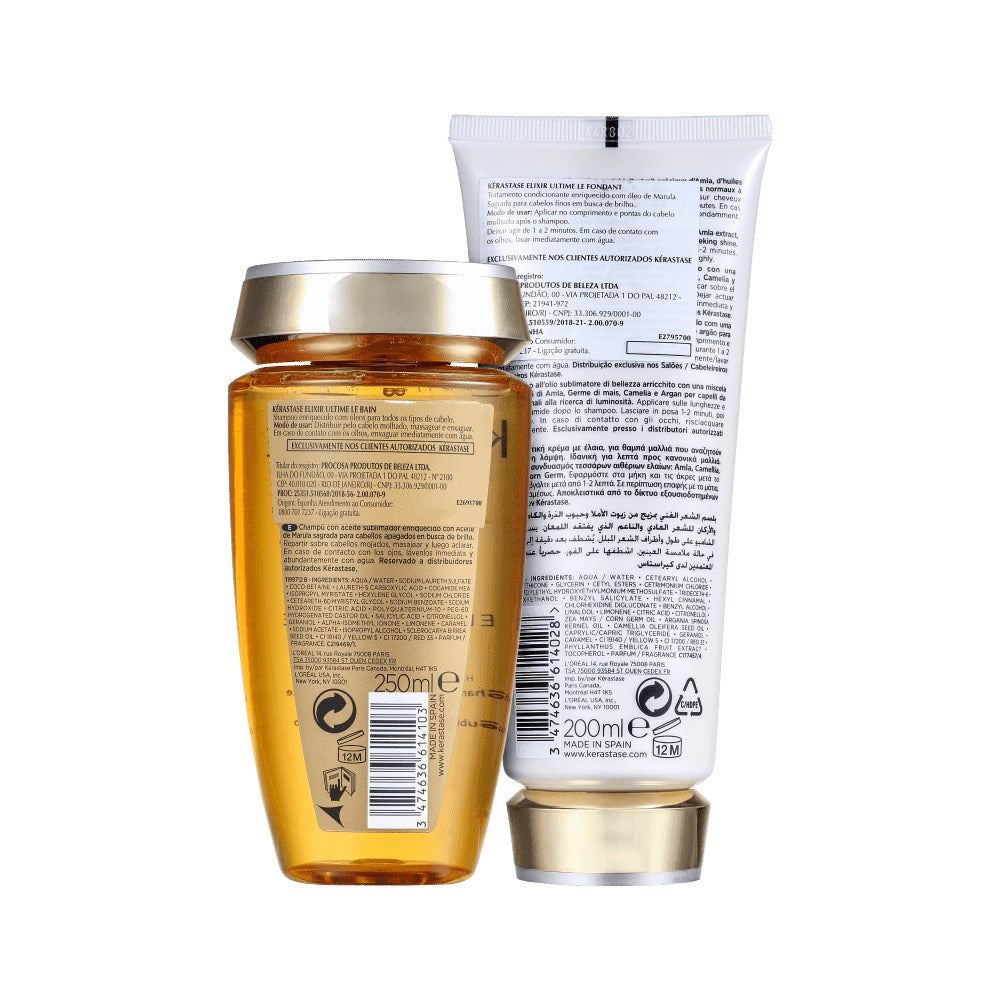 Kit Kérastase Elixir Ultime Shampoo 250 ml + Condicionador 200 ml