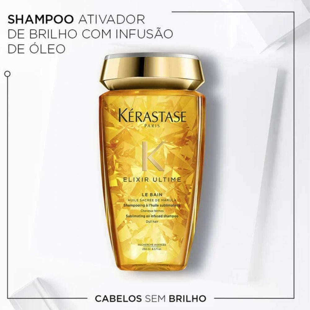 Kit Kérastase Elixir Ultime Originale (Shampoo + Condicionador + Oleo)