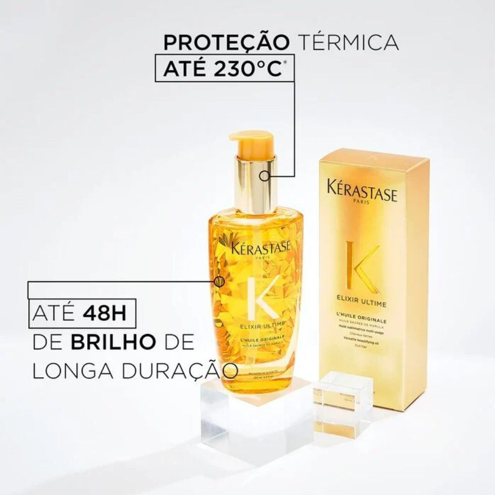 Kit Kérastase Elixir Ultime Originale (Shampoo + Condicionador + Oleo)