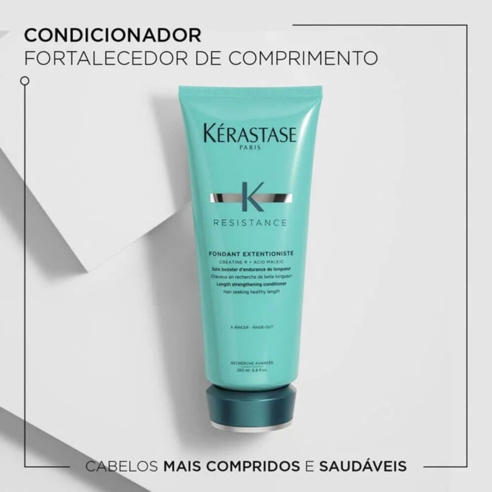Kit Kérastase Résistance Extentioniste (Shampoo + Condicionador + Máscara + Leave-in)