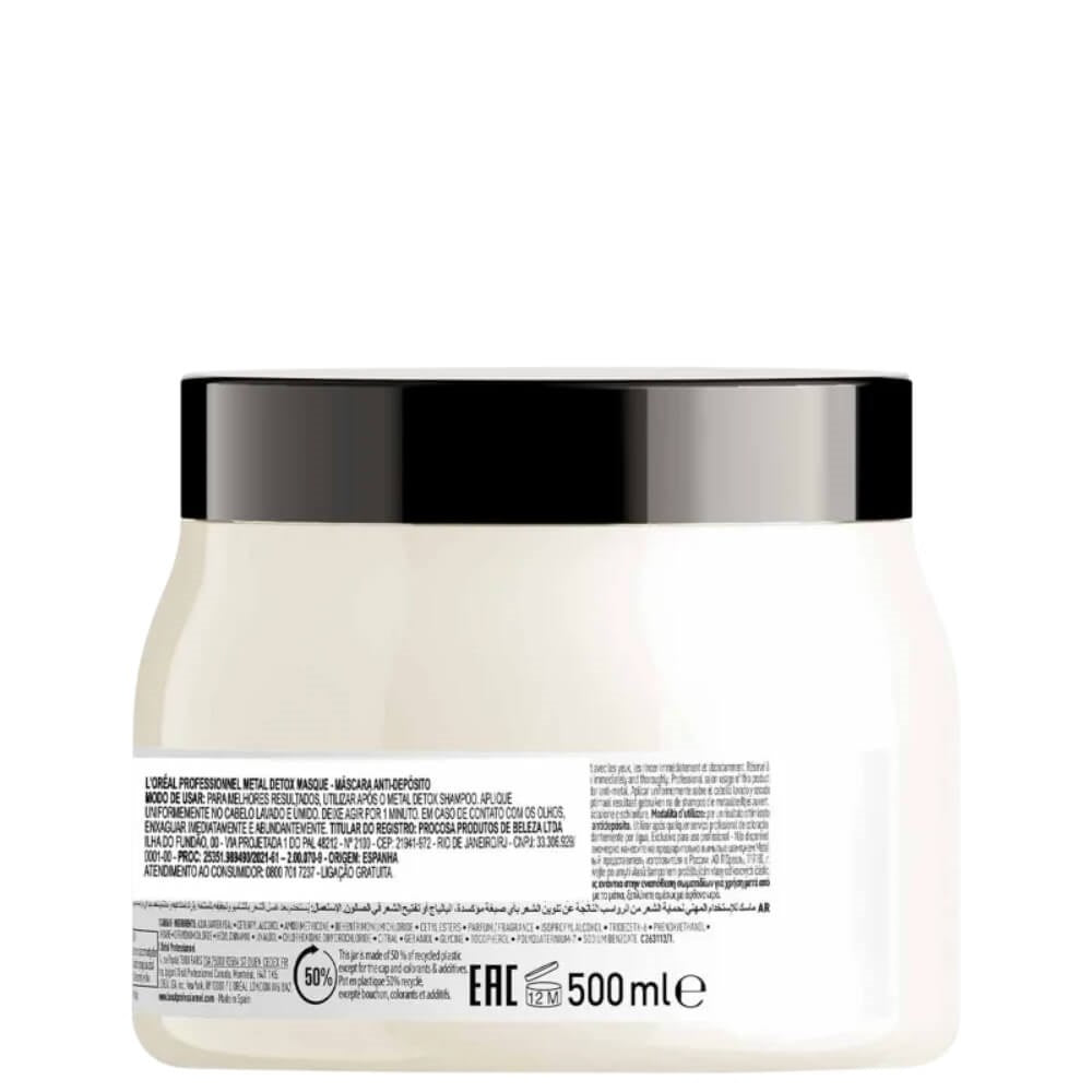 Máscara Loreal Metal Detox 500 ml