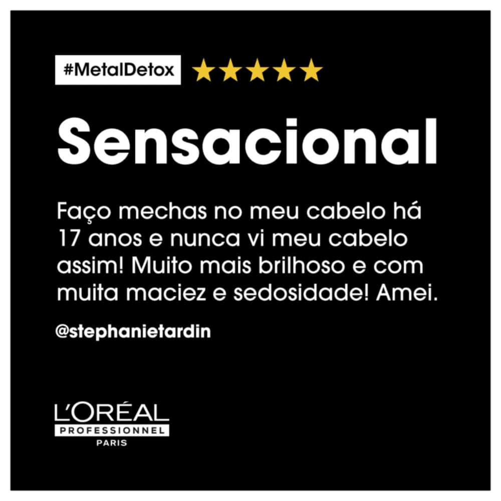 Máscara Loreal Metal Detox 500 ml