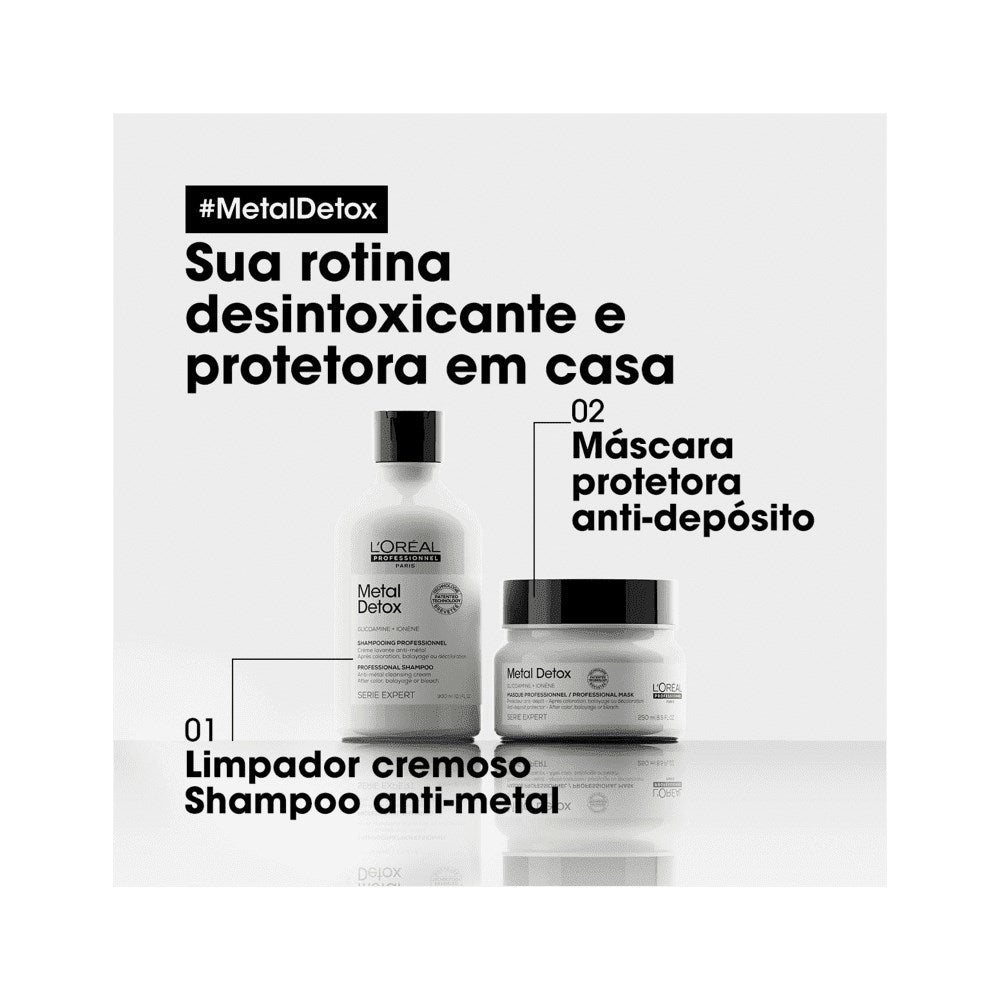 Máscara Loreal Metal Detox 500 ml