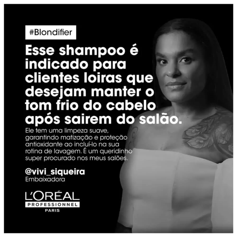 Shampoo Loreal Blondifier Cool Matizador 300 ml