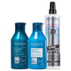 Kit Redken Extreme Shampoo 300 ml + Condicionador 250 ml + Redken One United 25 Benefits Leave-in 400 ml