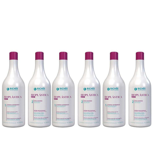 Kit Richée Bioplástica Capilar Escova Progressiva 3 (2 X 1 Litro)
