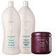 Kit Senscience Silk Moisture Shampoo + Condicionador 1 Litro + Inner Restore Intensif 500 ml
