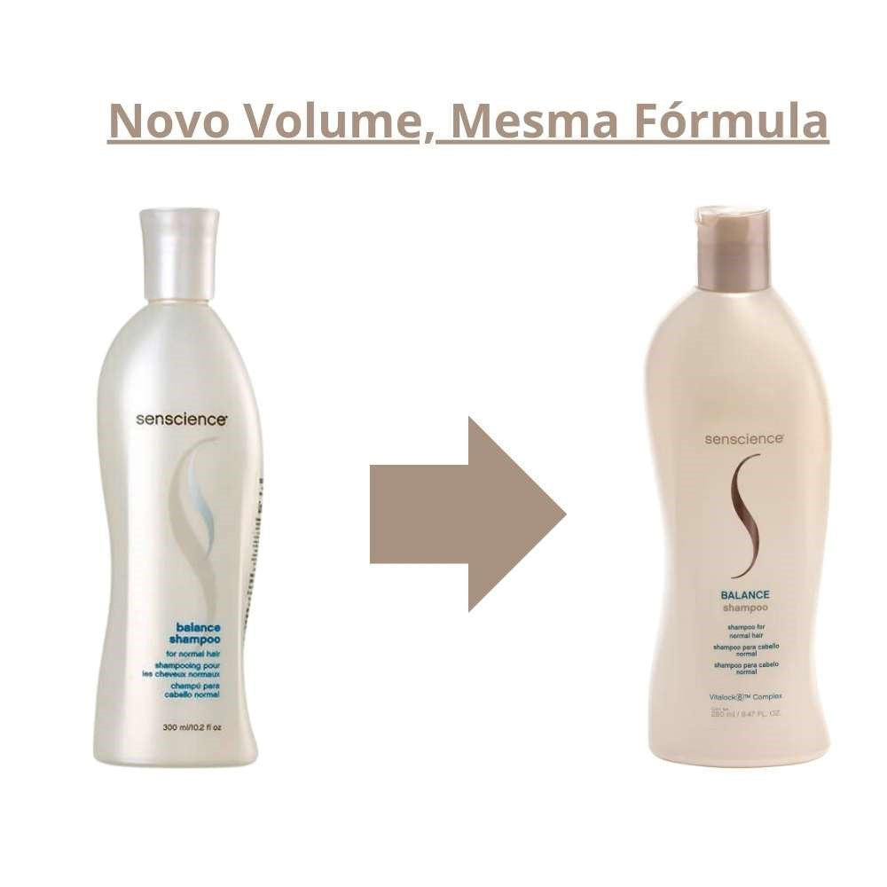 Kit Senscience Balance Shampoo 280 ml + Condicionador 240 ml + Inner Restore Intensif 500 ml