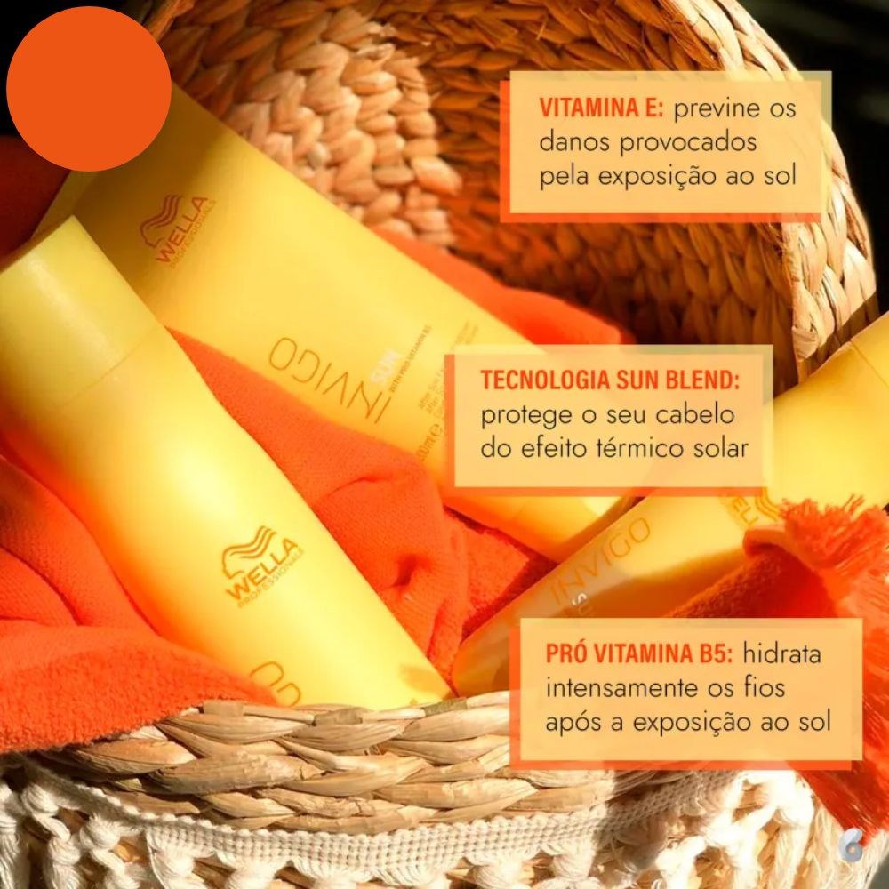 Kit Wella Invigo Sun Essential Shampoo 250 ml + Condicionador 200 ml