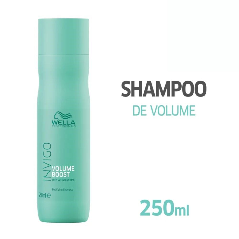 Kit Wella Invigo Volume Boost Crystal Máscara 500 ml + Shampoo 250 ml