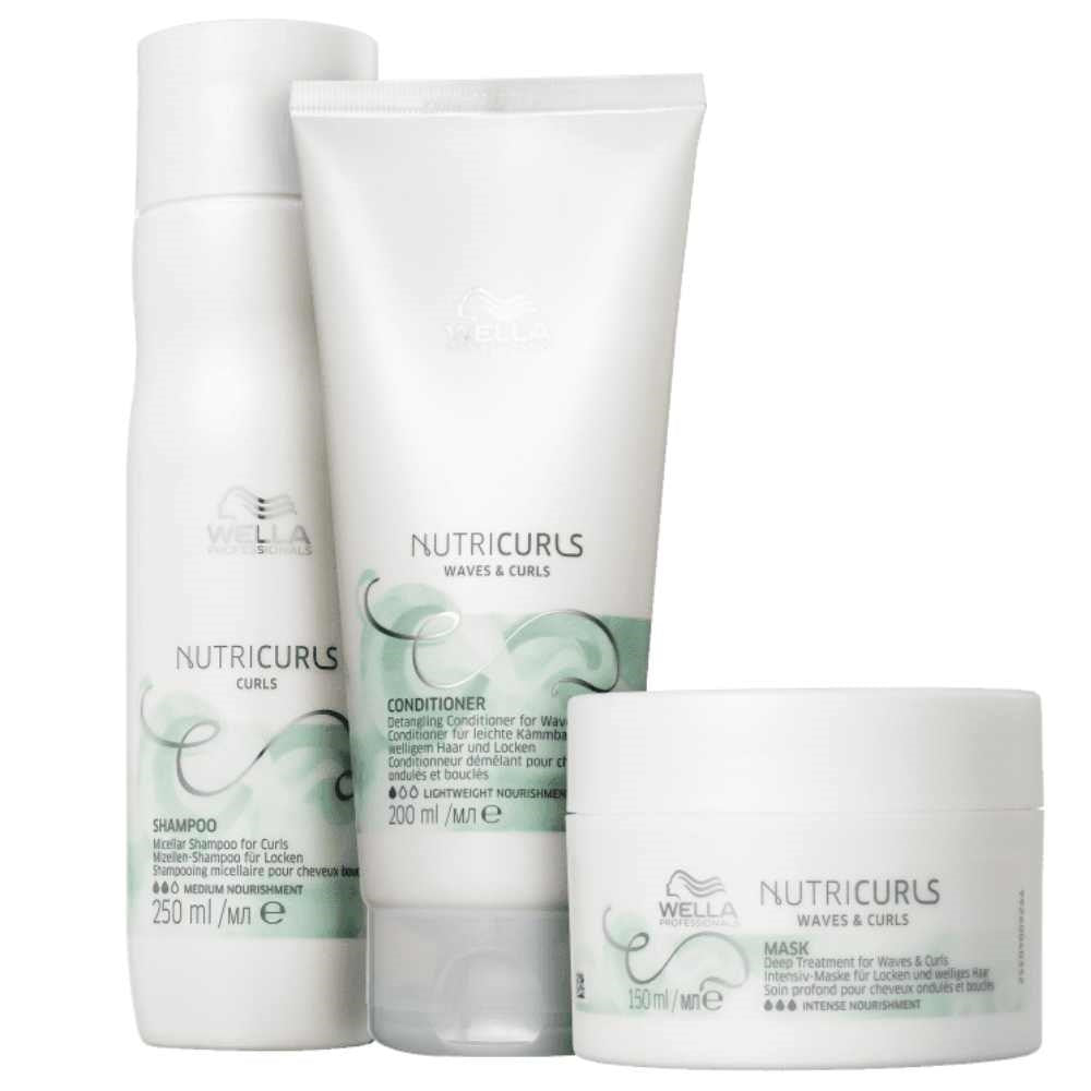 Kit Wella Nutricurls Salon Trio Pequeno