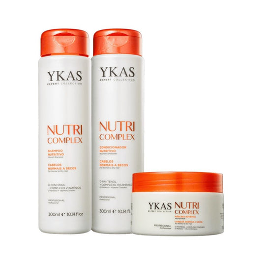 Kit Ykas Nutri Complex Shampoo + Condicionador 300 ml + Máscara 250 g