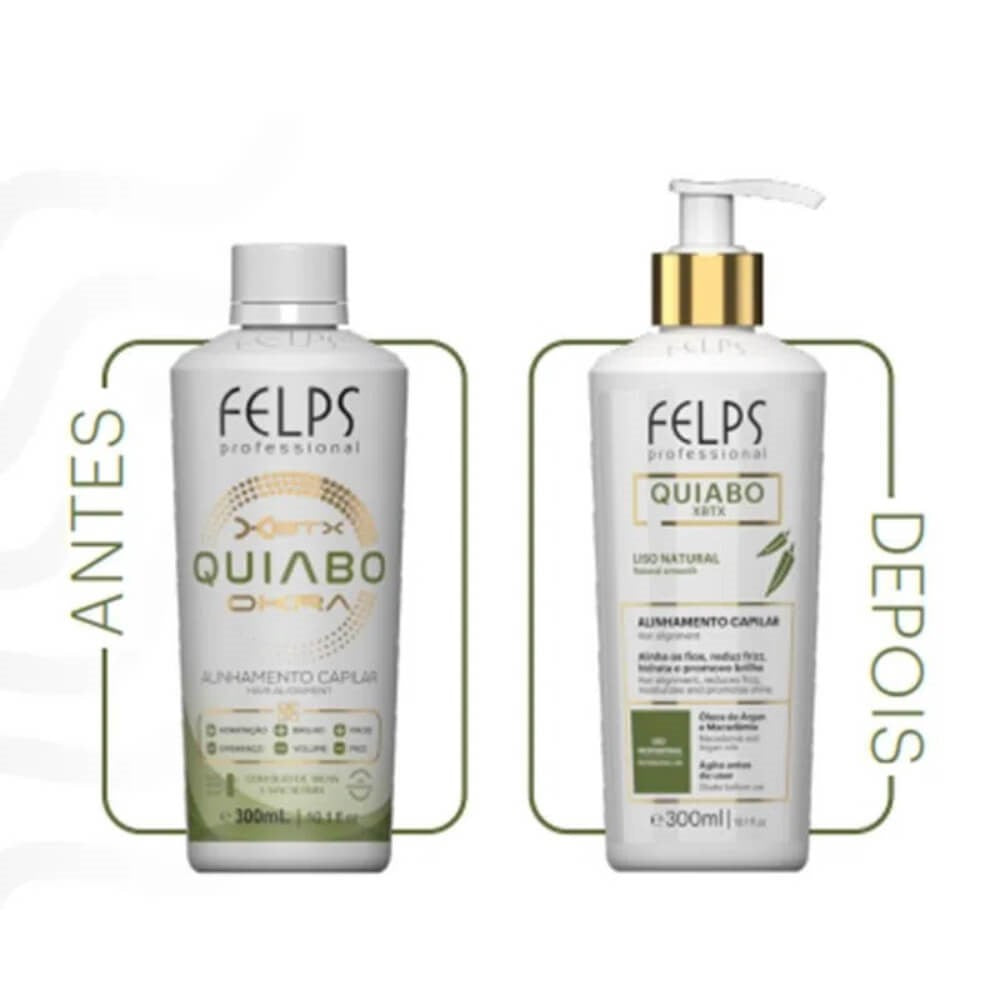 Máscara Felps XBTX Quiabo Antifrizz 100 ml