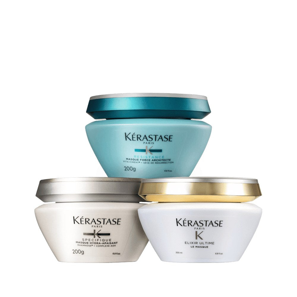 Kit Kérastase Cronograma Capilar Regeneração Máscaras (3 Máscaras de 200 ml)