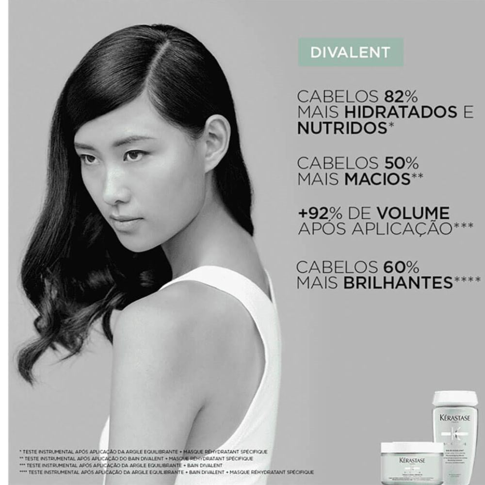 Kit Kérastase Spécifique Divalent Shampoo 250 ml + Máscara Hydra 200 g