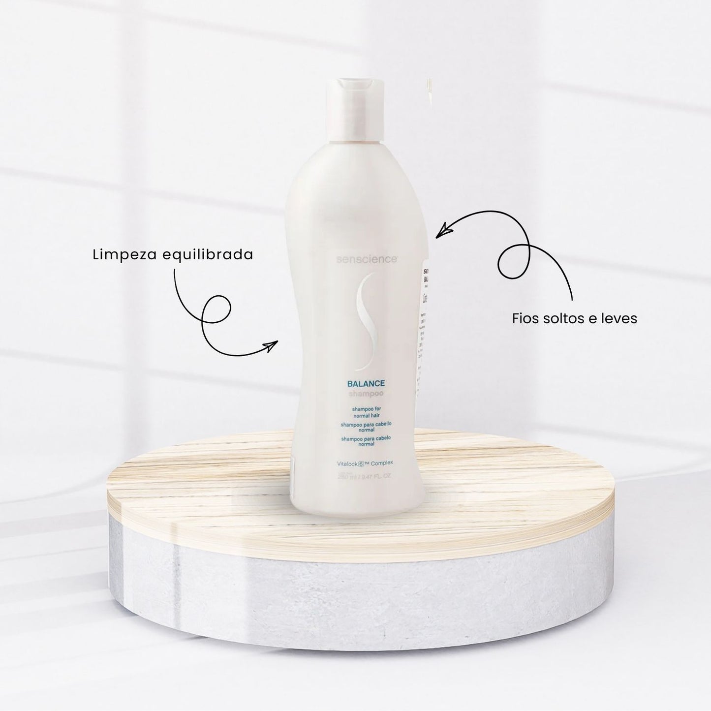 Kit Senscience Balance Shampoo 280 ml + Condicionador 240 ml + Inner Restore 200 ml
