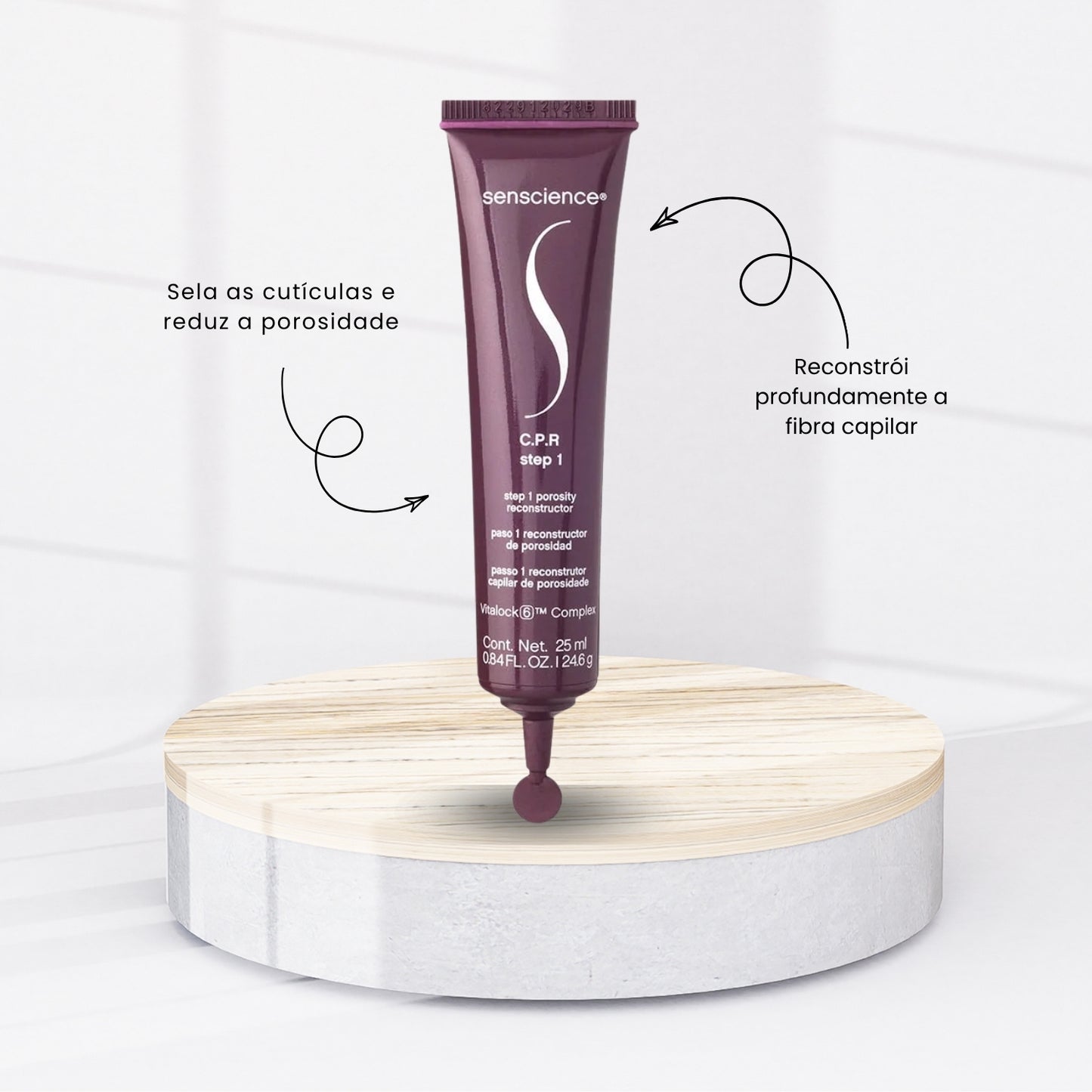 Senscience C.P.R Tratamento Reconstrutor de Porosidade da Cutícula 25 ml