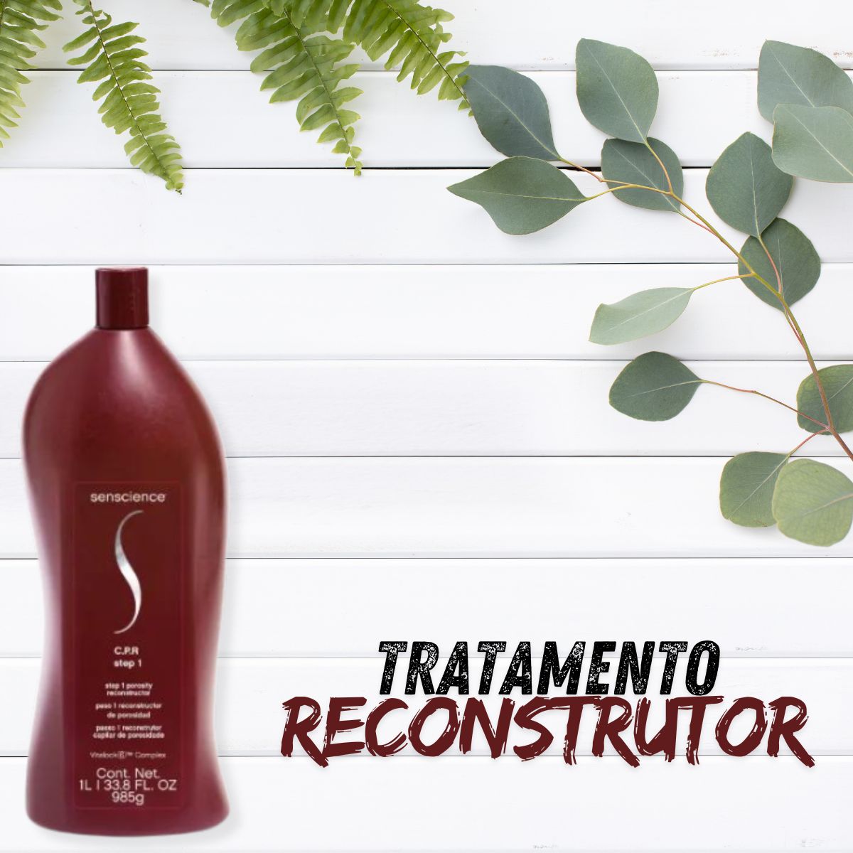 Senscience C.P.R. Step 1 Porosity Reconstructor Tratamento Reconstrutor 1 Litro