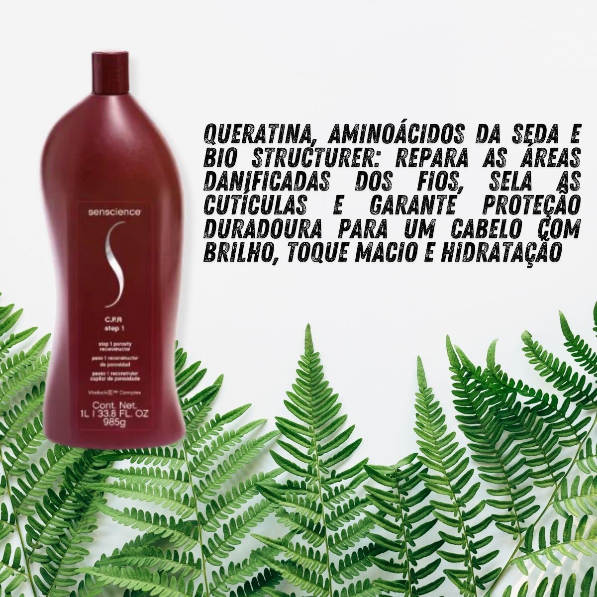 Senscience C.P.R. Step 1 Porosity Reconstructor Tratamento Reconstrutor 1 Litro