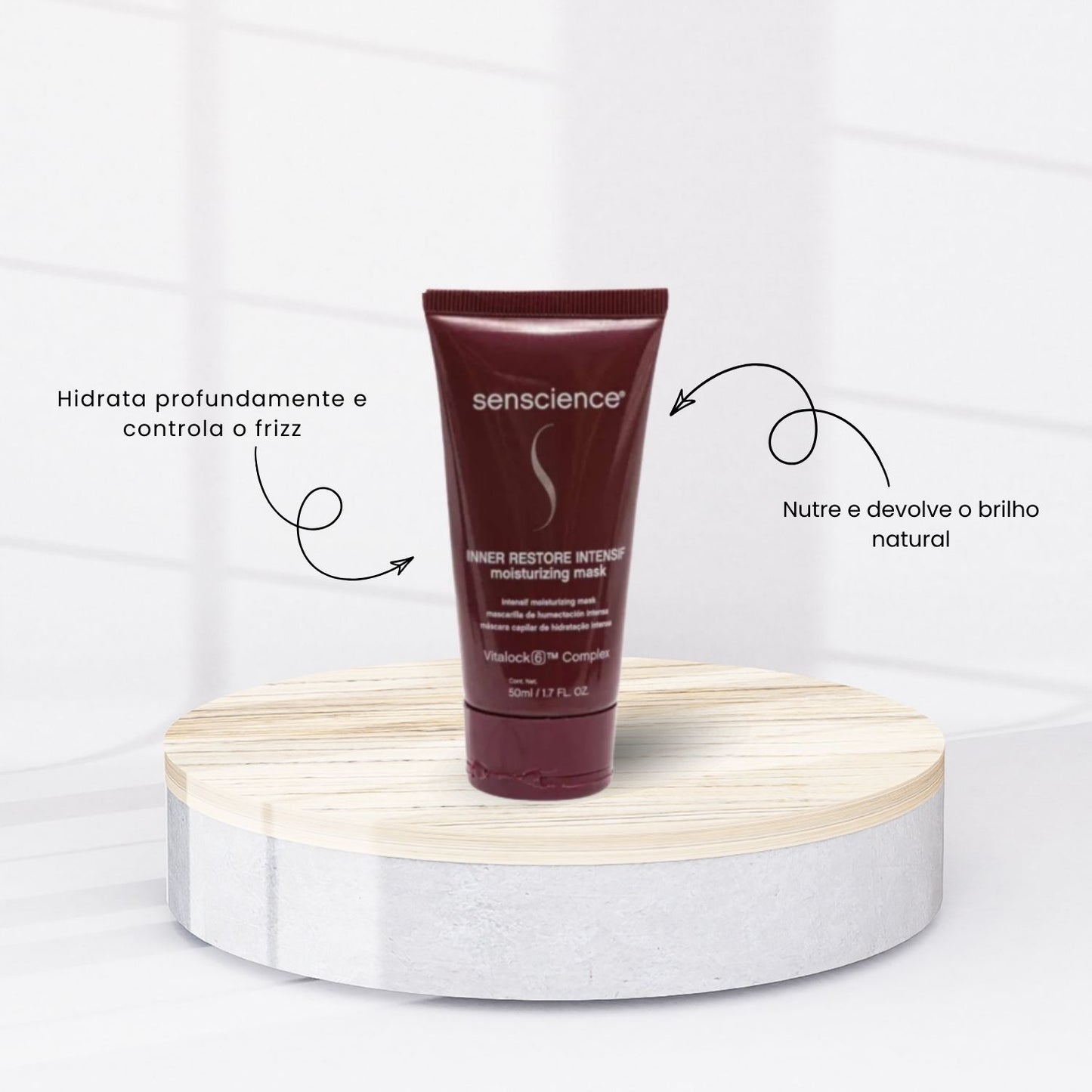 Máscara Senscience Inner Restore Intensif Moisturizing Máscara de Hidratação e Nutrição 50 ml