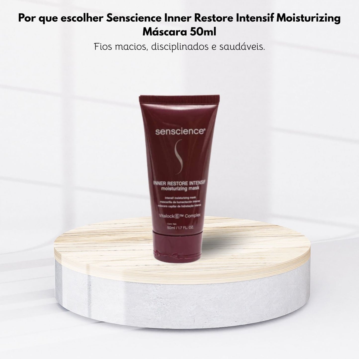 Máscara Senscience Inner Restore Intensif Moisturizing Máscara de Hidratação e Nutrição 50 ml