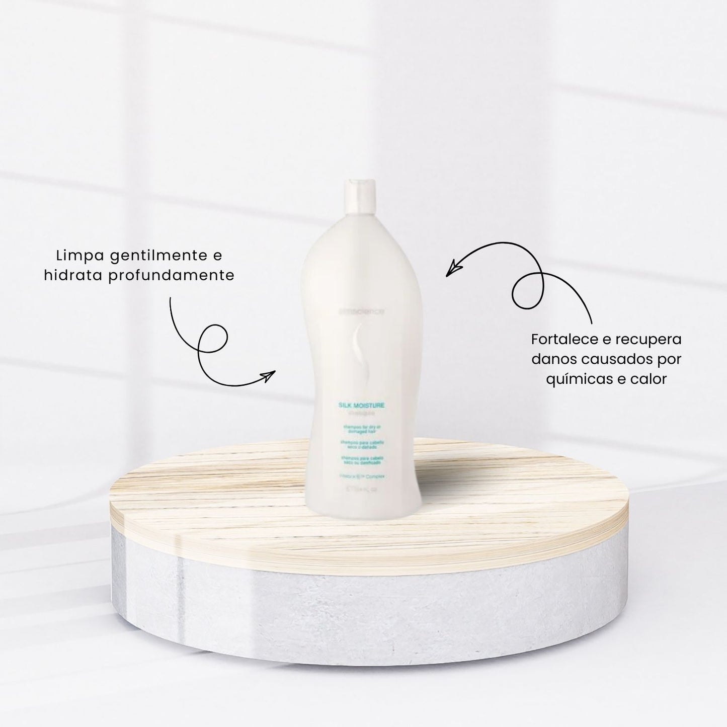 Kit Senscience Silk Moisture Shampoo + Condicionador 1 Litro + Inner Restore 200 ml