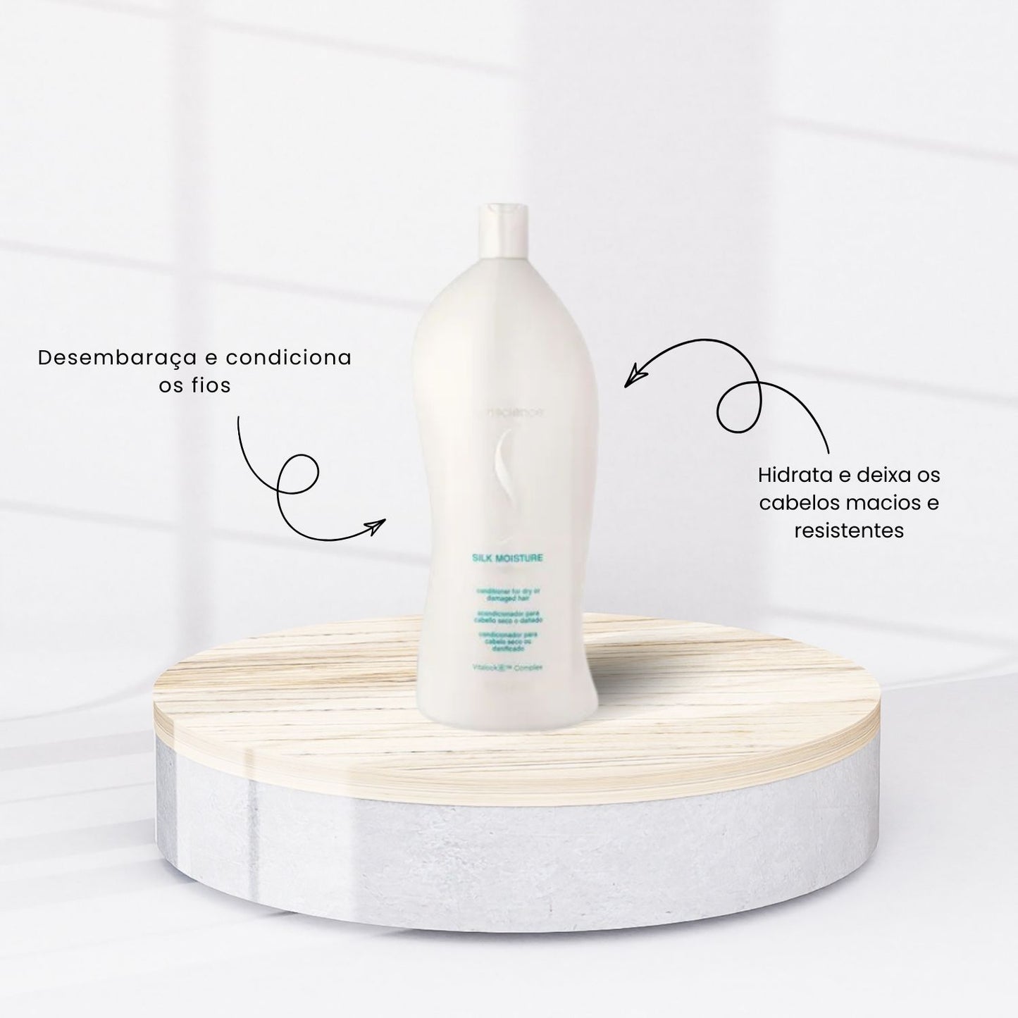 Kit Senscience Silk Moisture Shampoo + Condicionador 1 Litro + Inner Restore 200 ml