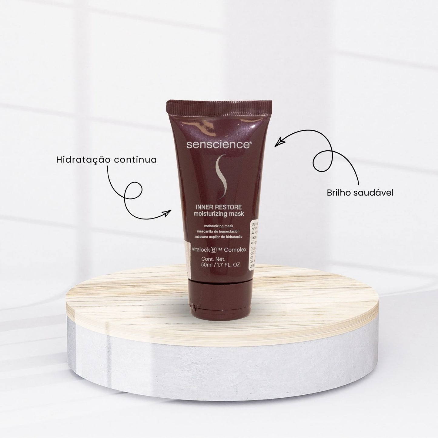 Kit Senscience Silk Moisture Shampoo + Condicionador 1 Litro + Inner Restore 200 ml