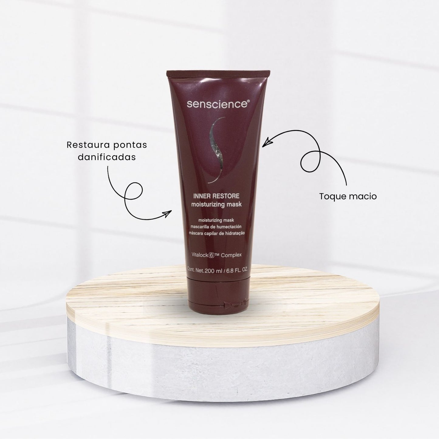 Kit Senscience Silk Moisture Shampoo 280 ml + Condicionador 240 ml + Inner Restore 200 ml