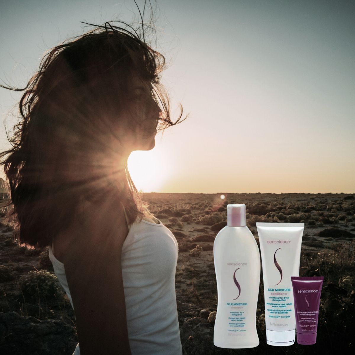 Kit Senscience Silk Moisture Shampoo 280 ml + Condicionador 240 ml + Inner Intensif 50 ml