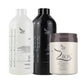 Kit Zap Me Leva+ 2 Shampoo e Máscara (2 x 1 Litro) e Ztox 950 g